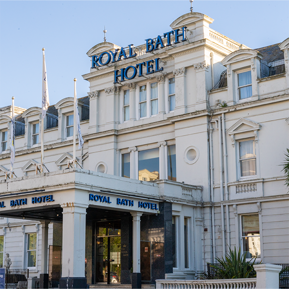 Exterior shot of the Royal Bath Hotel