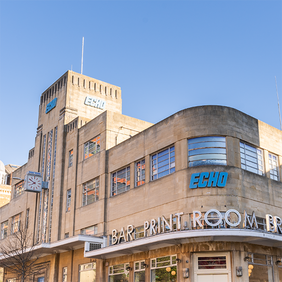 The offices of the Bournemouth Echo from outside