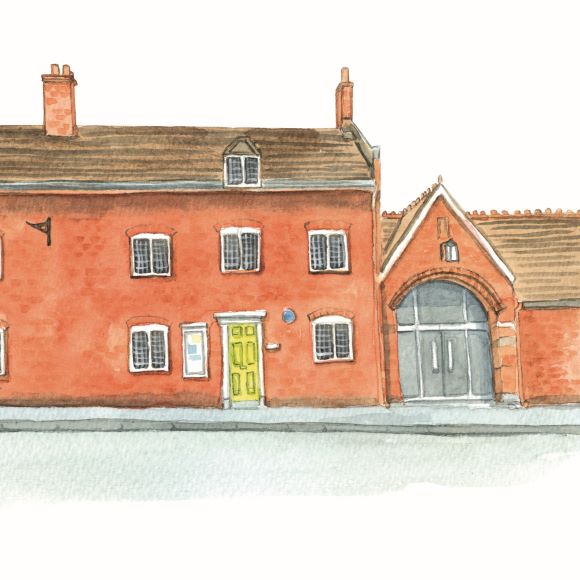Red House Museum Illustration