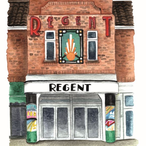 Regent Cinema Illustration