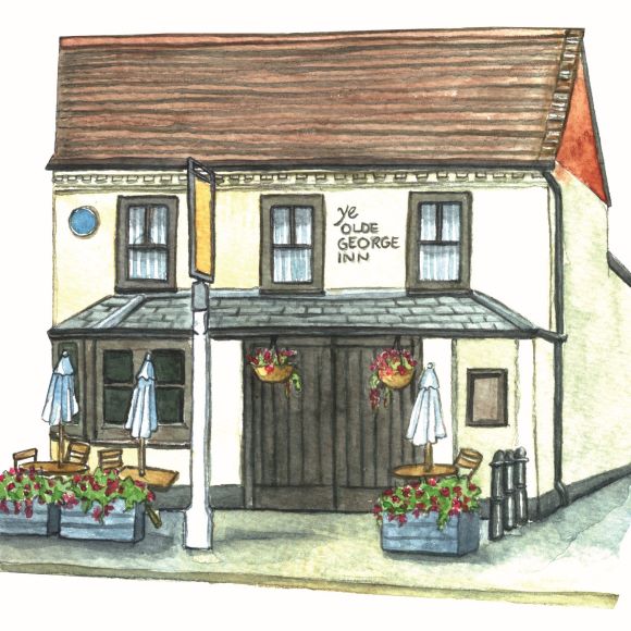 Ye Olde George Inn Illustration