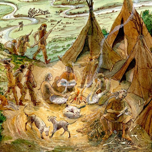 Reindeer Hunters Camp